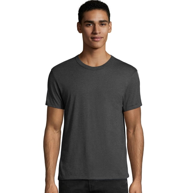 Hanes Mens Elevated Tee, 36B, Abstract Animal Print