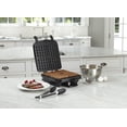 thumbnail image 2 of Cuisinart Gaufrier Belge à 4 Tranches - Carré, WAF-150NAS, 2 of 4