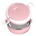 thumbnail image 1 of Khall Boîte à Lunch Thermique Empilable pour Aliments Chauds, Boîte Isolée, Boîte à Lunch Ronde en Acier Inoxydable 304, Contenants Alimentaires Scellés, Boîte à Lunch Isolée Thermique, Boîte à Lunch Thermique en Acier Inoxydable, 1 of 8