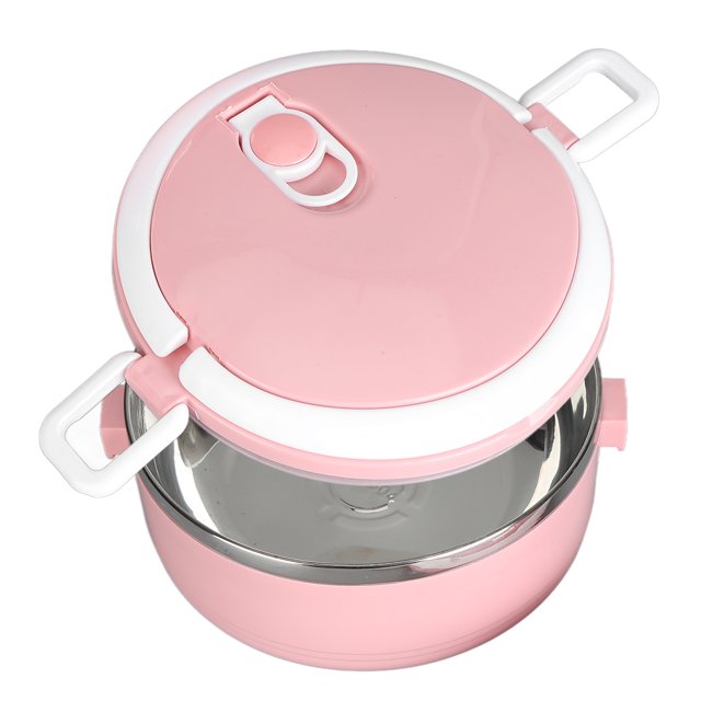 Khall Boîte à Lunch Thermique Empilable pour Aliments Chauds, Boîte Isolée, Boîte à Lunch Ronde en Acier Inoxydable 304, Contenants Alimentaires Scellés, Boîte à Lunch Isolée Thermique, Boîte à Lunch Thermique en Acier Inoxydable