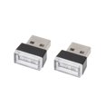 thumbnail image 1 of Unique Bargains 2 Pcs Lampe d'Ambiance Flexible USB LED pour Voiture, 1 of 8