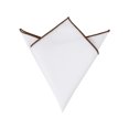 thumbnail image 1 of INSPIRE CHIC Men's Pocket Square Cotton Handkerchiefs for Suits Jacket Coffee One Size, 1 of 4