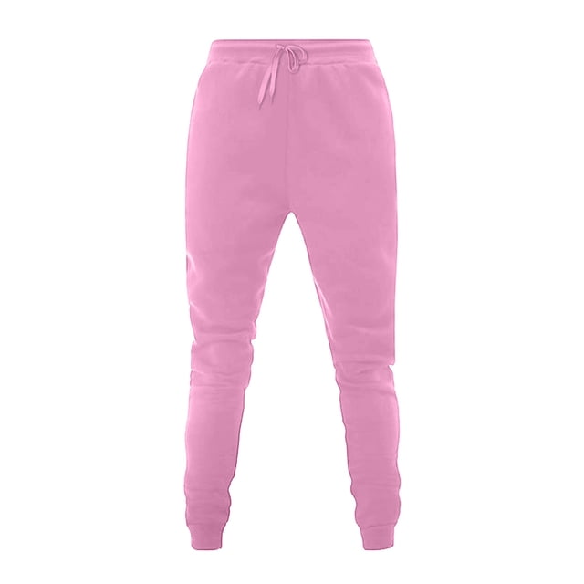 Jsaierl Womens Joggers with Pockets Lightweight Elastic Drawstring Waist Sweatpants Solid Plus Size Athletic Pants Workout Track Pants