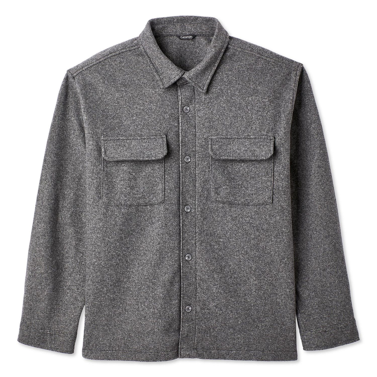 George Big Men's Brushed Overshirt