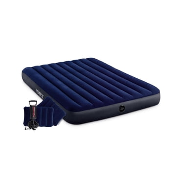Matelas pneumatique Intex Dura-Beam® Standard Downy Queen 10" Queen avec pompe à main