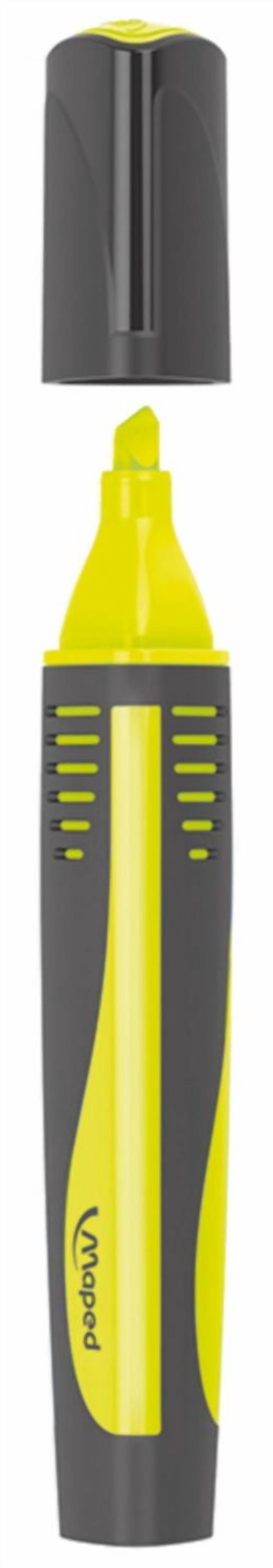 MAPED Surligneur Fluo Max x3 - Jaune / Rose / Vert