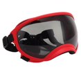 thumbnail image 2 of Large Dog Goggles, Sturdy Buckle Durable PC Dog Goggles Windproof Ultraviolet Proof  For Outdoor Black Frame And Gray Goggles,Red Frame And Red Goggles,Red Frame And Transparent, 2 of 8