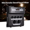 thumbnail image 2 of Muslady MF-8 Mini Mélangeur Audio Karaoké avec Écho Stéréo, Entrées Doubles de Microphone, Enregistrement Bluetooth, Capacité MP3, et Amplificateur pour Téléviseurs, PC et Téléphones Intelligents, 2 of 8