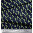 thumbnail image 2 of Soimoi Blue Cotton Poplin Fabric Palm Tree Decor Fabric Printed Yard 58 Inch Wide, 2 of 5