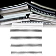 thumbnail image 4 of Plastic Binding Spine, Loose Leaf Rings Detachable  For Home Or School Use Black, 4 of 8