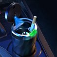 thumbnail image 1 of COFEST Car Ashtray with LED Night Light， Separable Design， Holds 60-80 Cigarettes， Smoke Locking， Automatic Lighting Black, 1 of 8