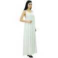 thumbnail image 2 of Bimba Robe Maxi Unie à Bretelles Spaghetti pour Femme pour l'Été, Tenue de Plage, Robe d'Été, 2 of 8