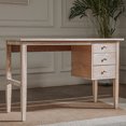thumbnail image 1 of Homylin Home Office Computer Desk with 3 Drawers, 45" Wood Writing Desk, Retro Laptop Study Table Workstation, Rustic Brown, 1 of 9