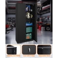 thumbnail image 4 of Cherish Armoire de Rangement en Métal Roulante Verrouillable de 72 Pouces – Organisateur d'Outils en Acier avec Roues et Tablettes Ajustables pour Garage, Bureau, Maison, 4 of 7