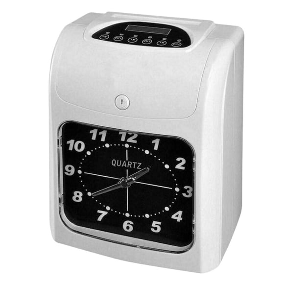 Time Clock,attendance machine Electronic time clock Paper card punch Power outage available Clock face / LCD screen ,Safe Convenient
