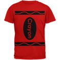 thumbnail image 1 of T-shirt rouge de costume de crayon d'Halloween, 1 of 1