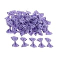 thumbnail image 2 of VONKY 50 Pieces Cute Satin BOW Ribbon Applique Embellishments Light Purple, 2 of 8