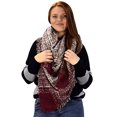 thumbnail image 1 of Peach Couture Multicolor Marled Oversized Blanket Scarf Shawl Wrap Poncho, 1 of 1