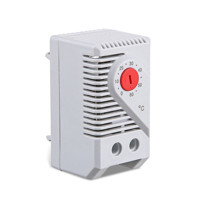 Switch Thermostat Compact Mechanical Light Grey Temperature Controller Thermostatic Bimetal Heat And Cool Combined