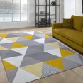 thumbnail image 1 of A2Z Paris 1950 Pyramid Modern Contemporary Soft Large Office Area Rug Tapis Carpet (3x5 4x6 5x7 5x8 7x9 8x10), 1 of 5