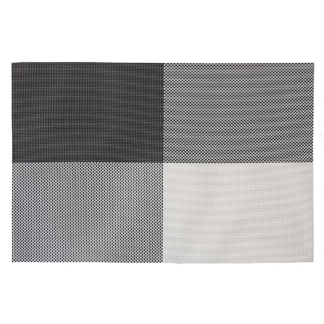 Vinyl Placemat Tempo Grey - Ensemble De 12
