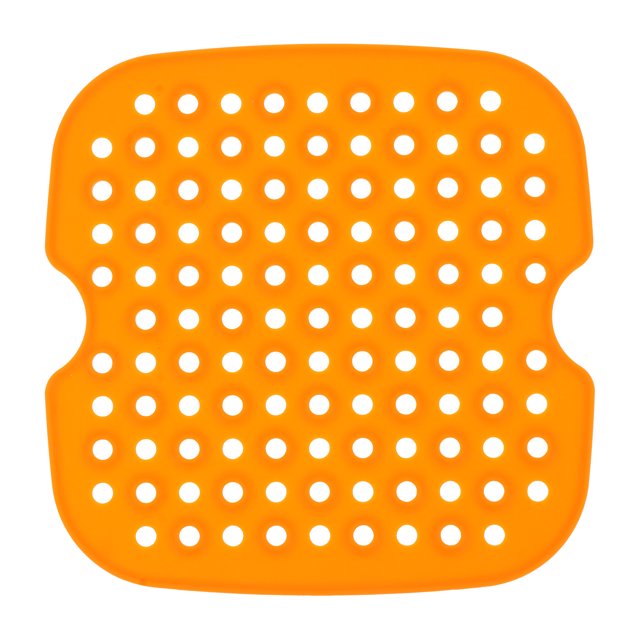 Miangastore Doublure Antiadhésive Résistante à la Chaleur pour Friteuse à Air Chaud Orange 1 Pce 7.5x7.5x0.2in