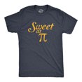 thumbnail image 1 of Mens Sweet As Pi T Shirt Funny Nerdy Math Problem Graphic Novelty Tee (Heather Navy) - 4XL, 1 of 3