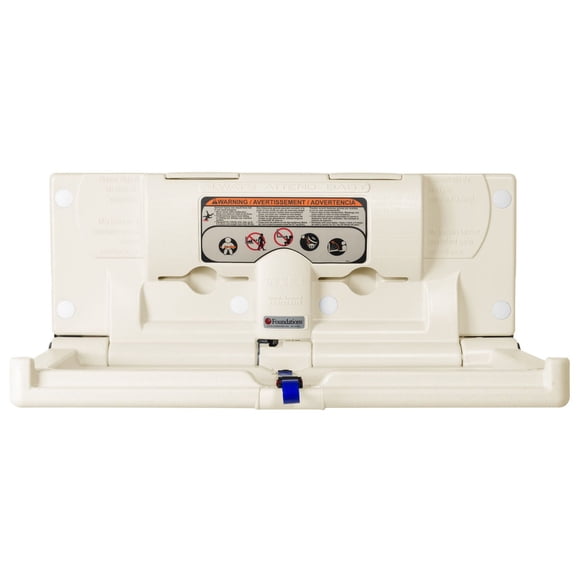 Foundations Poly, Horizontal, Surface Mount Baby Changing Station With No Backer Plate