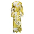 thumbnail image 4 of JIRNDf Robes de Printemps pour Femmes 2025 Mode Tendance Confortables Taille Haute Tempérament Imprimées Col en V Robes d'Été pour Femmes Robe Bohème B L, 4 of 4