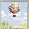 thumbnail image 3 of Glitter Garland Beads Stain Glass Window Panel Chandelier Decorations for Fireplace Strong And Stretchy String .5 Large Craft Large Stain Glass Window Rose Chandelier, 3 of 3