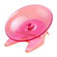 thumbnail image 3 of Hamster Wheel Running Wheel Durable Jogging Wheel Toy, Training Platform Rotating Disc Roller for Rats Hedgehog Small Animals Pink red, 3 of 8