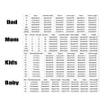 thumbnail image 4 of Family Christmas Matching Pajamas Sets Dad Mom Kid Baby Plaid Pattern Sleepwear  Parent-Children PJs, 4 of 6