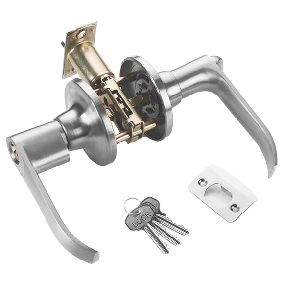 MasteelfCA 1 Set of Door Lock Door Knob Interior Bedroom Door Lock Safety Door Lock Entry Door Knob with Lock