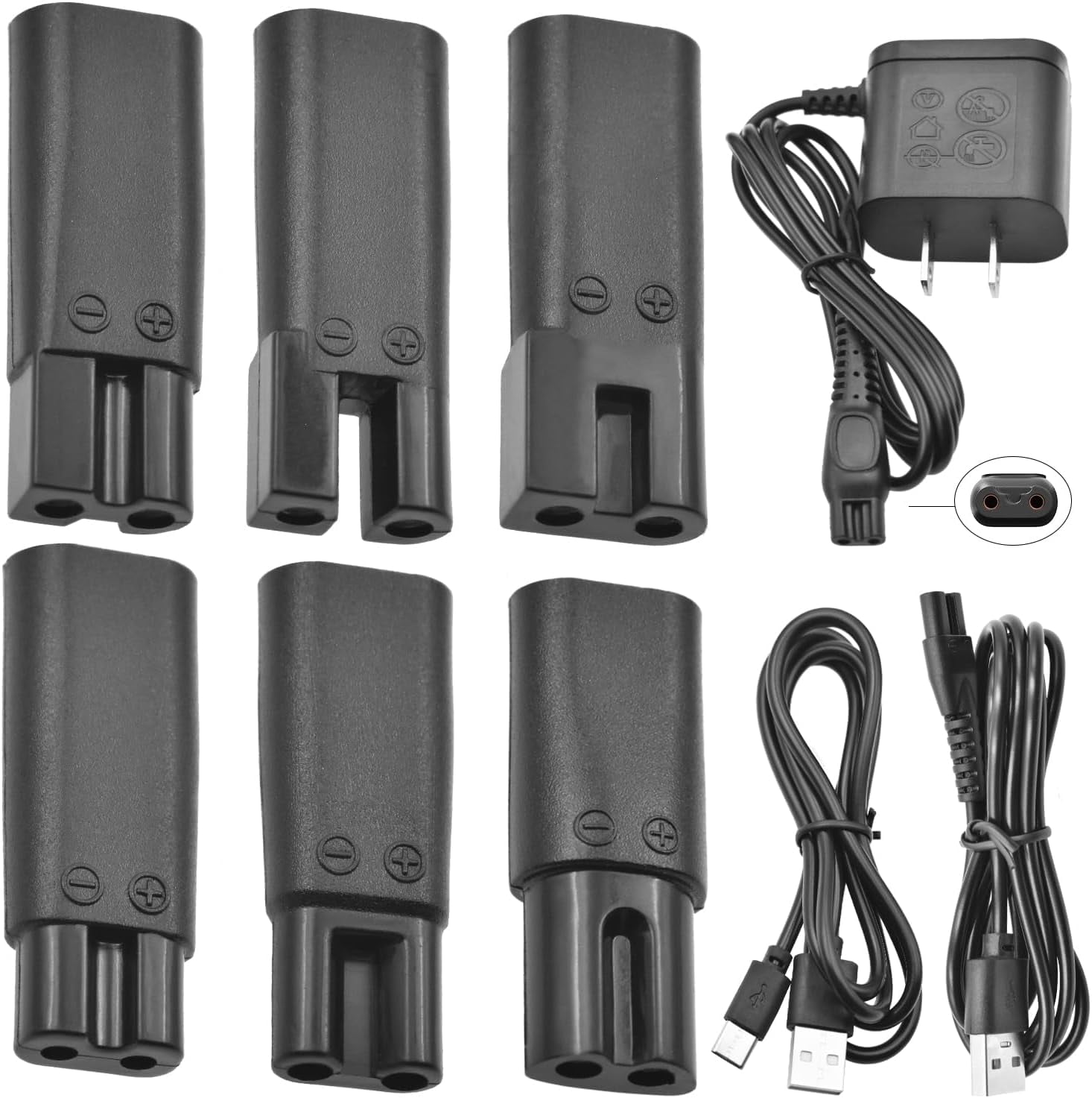 GFDYREE Upgraded Universal Replacement Charger for Hair Clippers, Trimmers, Shavers, Beauty Instruments, Desk Lamps etc.