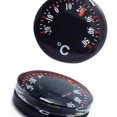 thumbnail image 4 of Langgg 2pcs Mini Portable Round Pointer Thermometer Temperature Meter Sensor Tool 20mm, 4 of 8