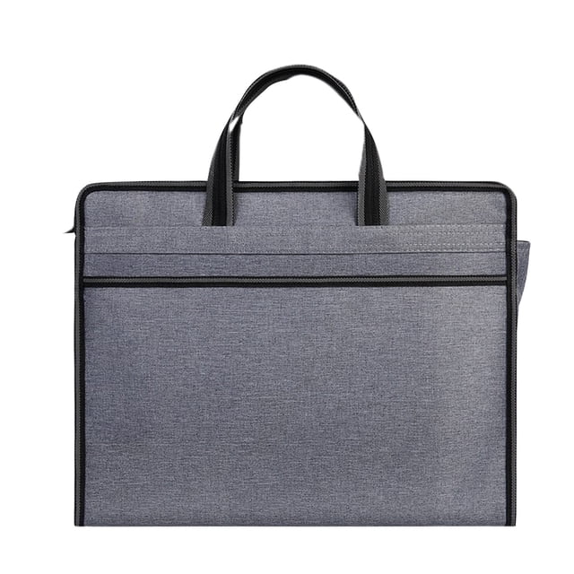 Meitianfacai Sac Porte-Documents en Toile Oxford Portable à Grande Capacité Sac de Documents Sac de Documents Réunion d'Affaires Formation Réunion Fête des Pères