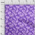thumbnail image 1 of oneOone Velvet Purple Fabric Florals Craft Projects Decor Fabric Printed By The Yard 58 Inch Wide, 1 of 4