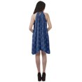 thumbnail image 4 of Moomaya Robes à Col Licou Imprimées pour Femmes, Tunique Sans Manches à Col Montant, Vêtements pour Femmes, 4 of 4