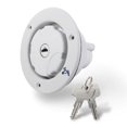 thumbnail image 2 of Water Locking Inlet Filler for Motorhome Fresh Water RV Camping Trailer Motorhomes Drain Water Tank White, 2 of 8