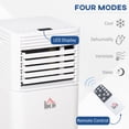 thumbnail image 4 of HOMCOM 8000 BTU Air Conditioner, Quiet AC Unit with Remote Control, White, 4 of 10