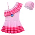 thumbnail image 1 of Maillot de Bain une Pièce pour Filles Princess Peach, Tenue de Bain, 1 of 5