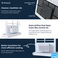 thumbnail image 4 of Windmill 10,000 BTU Inverter Window Air Conditioner with WhisperTech - Ultra-Quiet & Smart, Cools up to 450 Sq. Ft. - #1 Easy Install, App/Wi-Fi, Voice-Enabled, Remote Control, Energy Star, 4 of 12