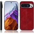 thumbnail image 5 of KOMI Phone Case for Google Pixel 9, Case for Google Pixel 9 Pro Cow-Like PU Leather Style Protector Cover, Non-Slip Shockproof Cover for Google Pixel 9/9 Pro Case Red, 5 of 5