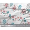 thumbnail image 2 of Soimoi Rayon Fabric Floral,Tree & Owl Kids Decor Fabric Printed Yard 42 Inch Wide, 2 of 3