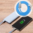 thumbnail image 2 of 180° Rotating Fast Charge Cable USB Fast Charging USB To Type C Data Cable 120W Super Fast Charging Type C Silicone Fast Charging Cable Compatible With Android Series, 2 of 3