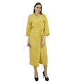 thumbnail image 3 of Bimba Peignoir Long Uni pour Femmes avec Ceinture, Modal Doux en Coton, Enveloppant, Rond, Uni, 3 of 7