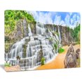 thumbnail image 1 of Design Art Pongour Waterfall Canvas Print, 1 of 3
