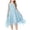Light Blue, variant on Floleo Girls Long Sleeve Casual Party Dress Spring Princess Performance Dress for Birthday Holiday Christmas Celebration Elegant Fashionable Kids Wear(Green,11-12 Years)