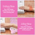 thumbnail image 2 of Becaristey Wrist Rest Pad Anti-Slid Rubber Base Comfortable And Supportive Suitable For Desk Or Pillow Mouse Pink, 2 of 6