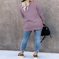 thumbnail image 4 of MesaSe Womens Long Sleeve Open Front Waffle Chunky Knit Cardigan Sweater Outwear, 4 of 5
